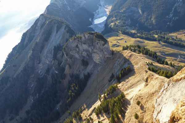 Rückblick zum Gratweg