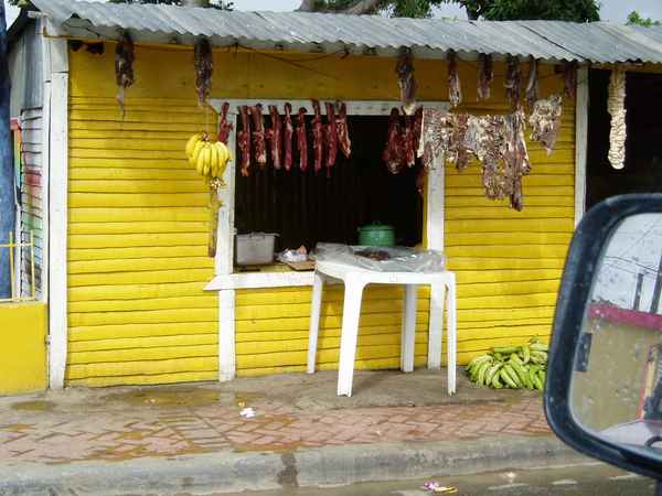 Fleischerei Metzger in der Karibik