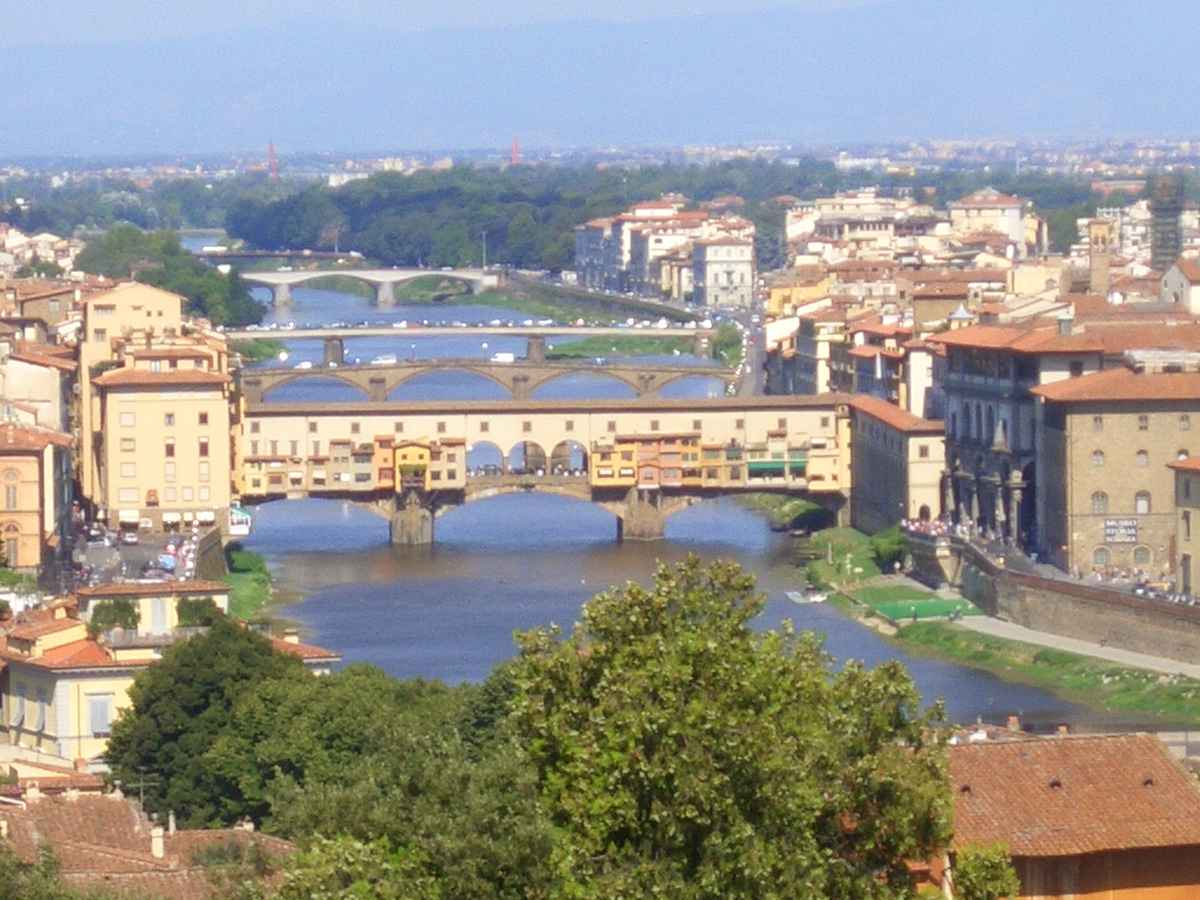 Arno in Florenz