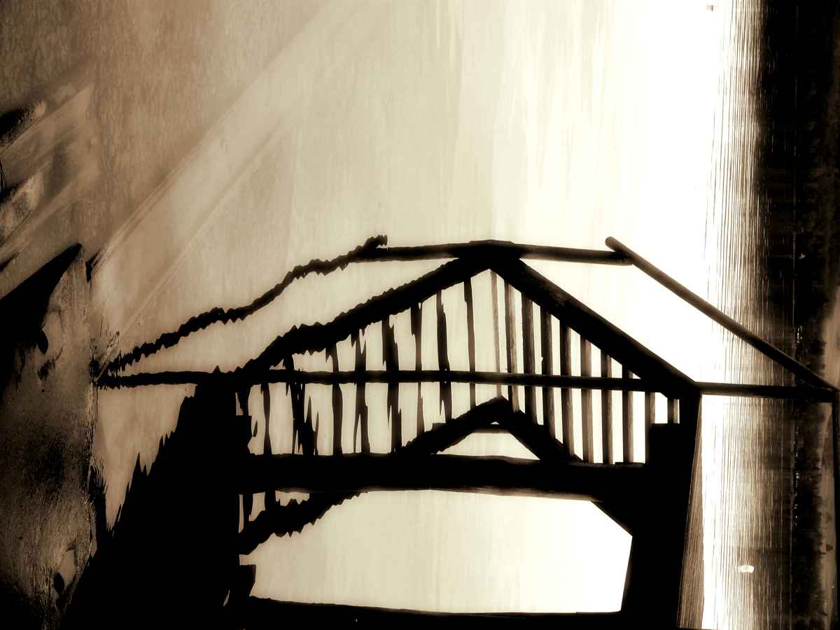 Spiegelung im Abendlicht