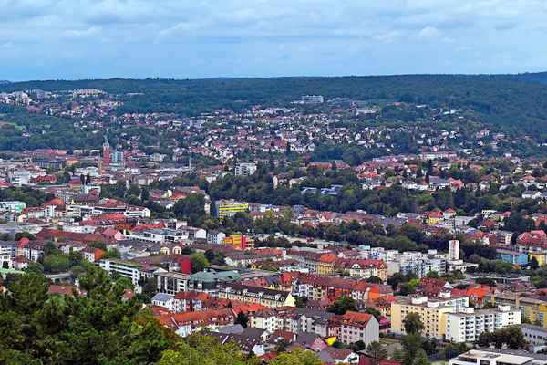 Pforzheim vom Wallberg aus