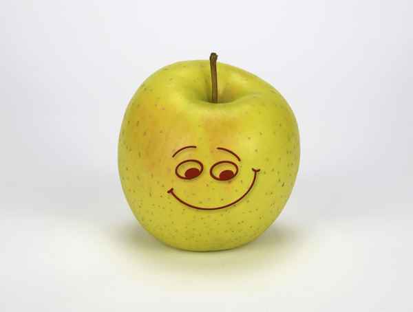Apfel-Smiley „Fröhlich“