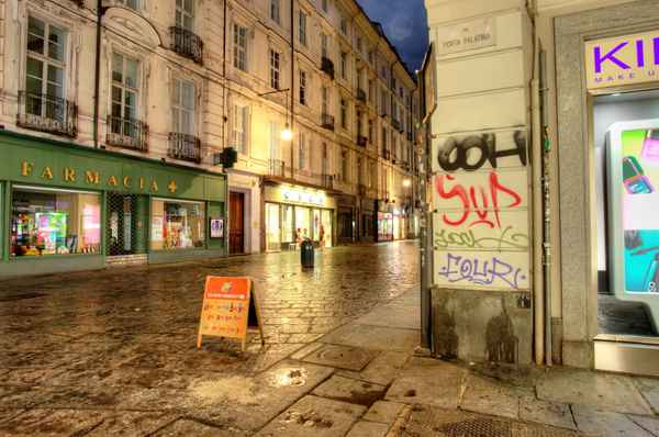 Turin bei Nacht