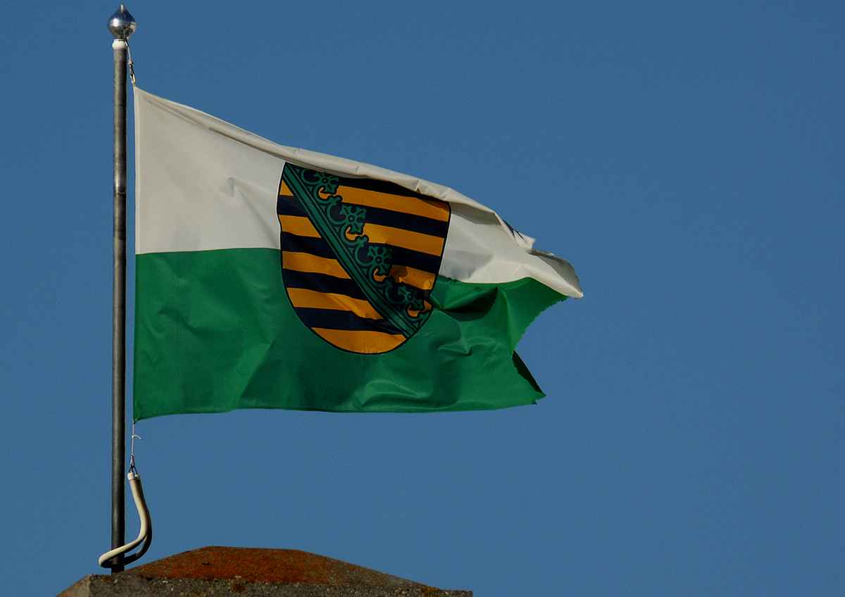 Fahne Sachsen