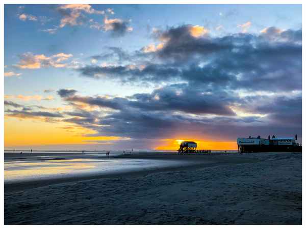Abendstimmung in St. Peter Ording