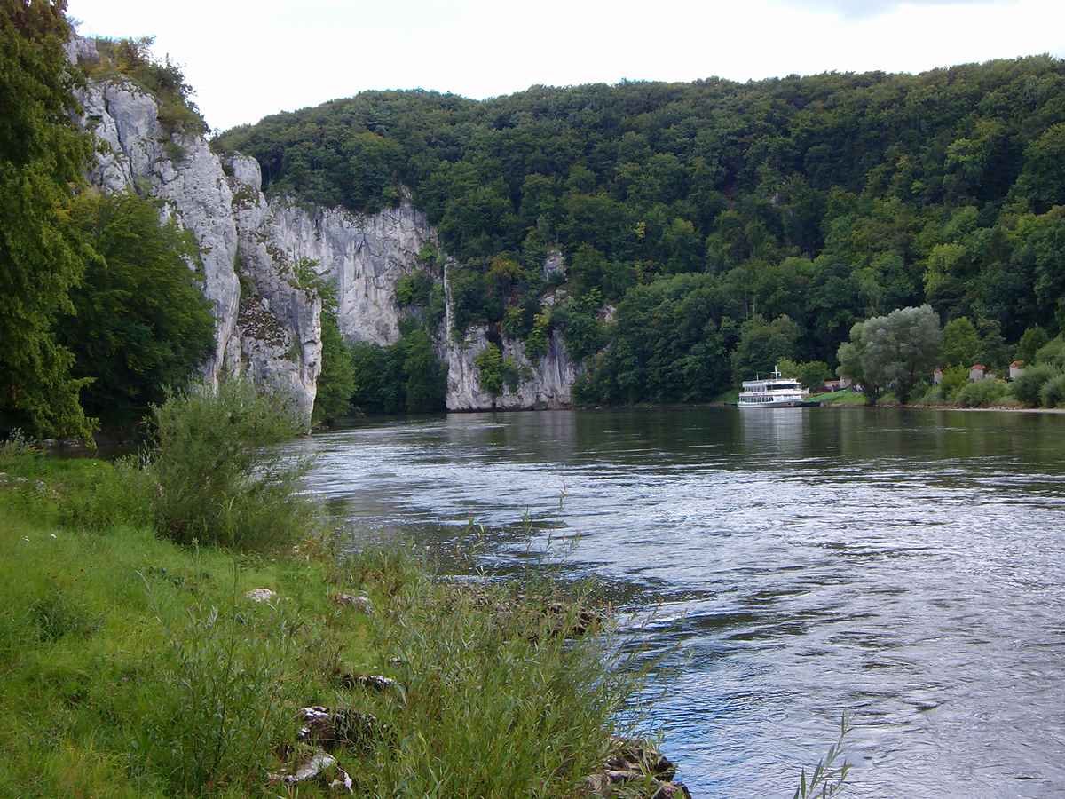 Donaudurchbruch bei Kloster Weltenburg
