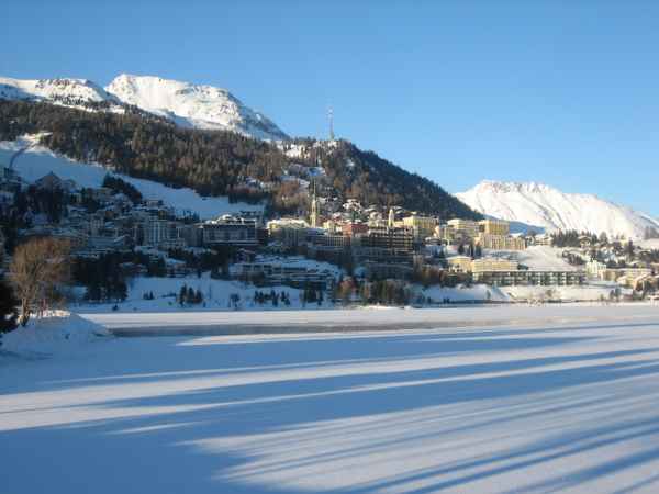 Blick auf St. Moritz