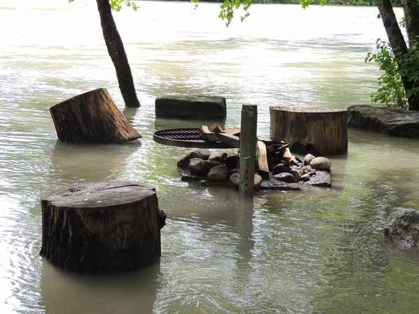 Aare bei Hochwasser 3