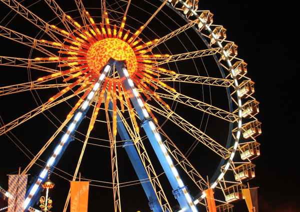 Das Riesenrad bei Nacht 03
