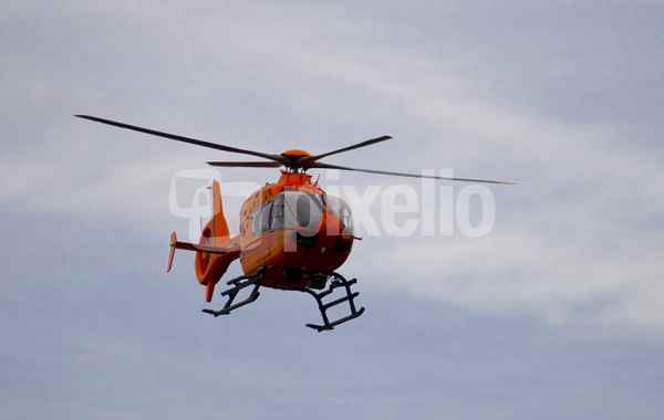 Hubschrauber im Anflug