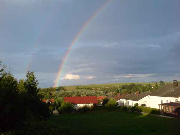 doppelter Regenbogen