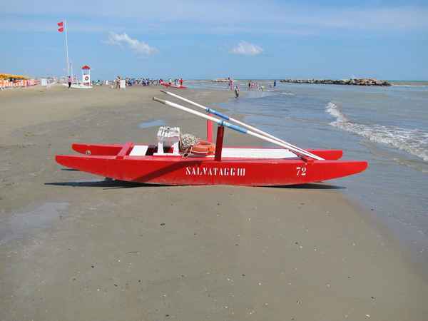 Am Strand von Rimini...