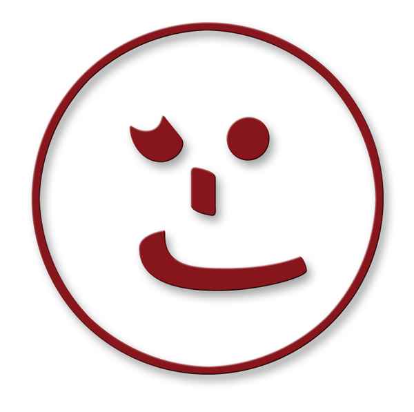 Smiley - Blinzelauge