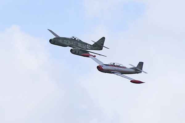 Jets der Messerschmitt Siftung über der Hahnweide 2025