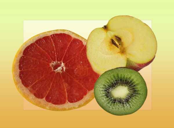  Zutaten für den Obstsalat