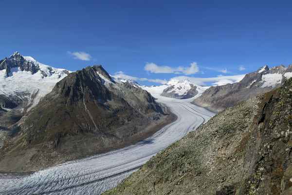 Aletschgletscher verliert rasant an Eisvolumen