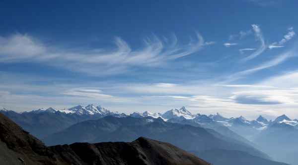 Auf dem Trubelstock: Walliser Alpenwelt