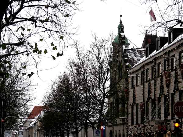 studentisches Verbindungshaus in der Hauptstrasse von Erlangen