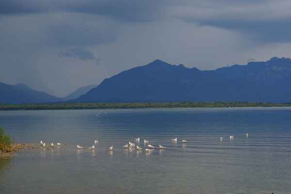 Blitz über den Alpen