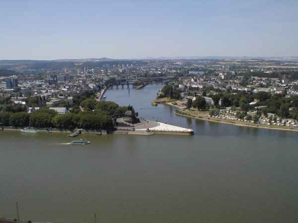 Das Deutsche Eck in Koblenz