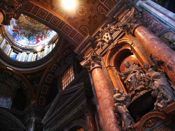 Rom - Petersdom Innenaufnahme