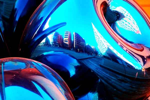 blaue blase