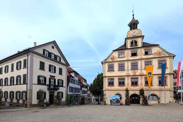 Vaihingen an der Enz, vor dem Rathaus