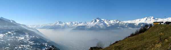 Panorama - Nax - Wallis - Schweiz