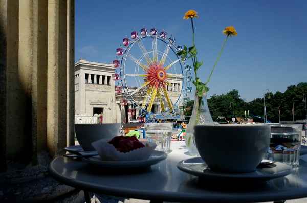 Kaffeepause mit Abstand...