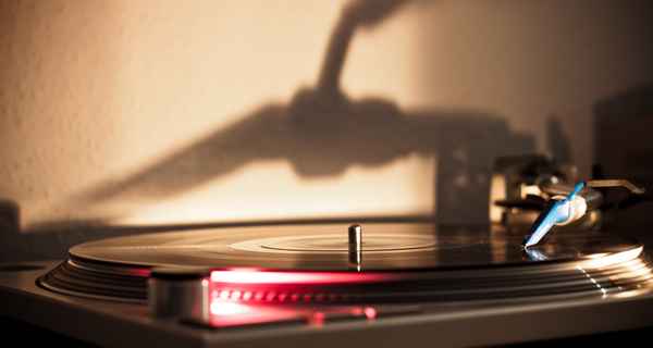 Vinyl mit Schatten