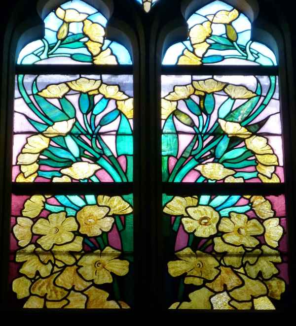 Krakau: Blumenfenster 3