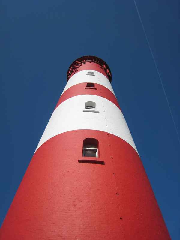 Amrumer Leuchtturm von unten