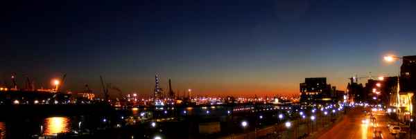 Hamburg bei den Landungsbrücken