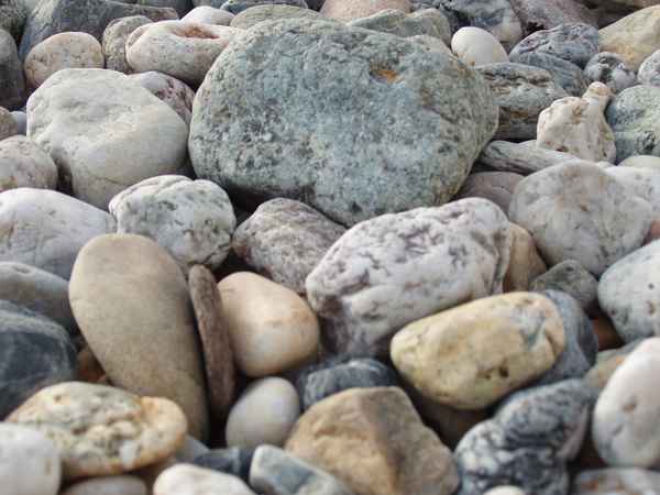 Textur Strandsteine