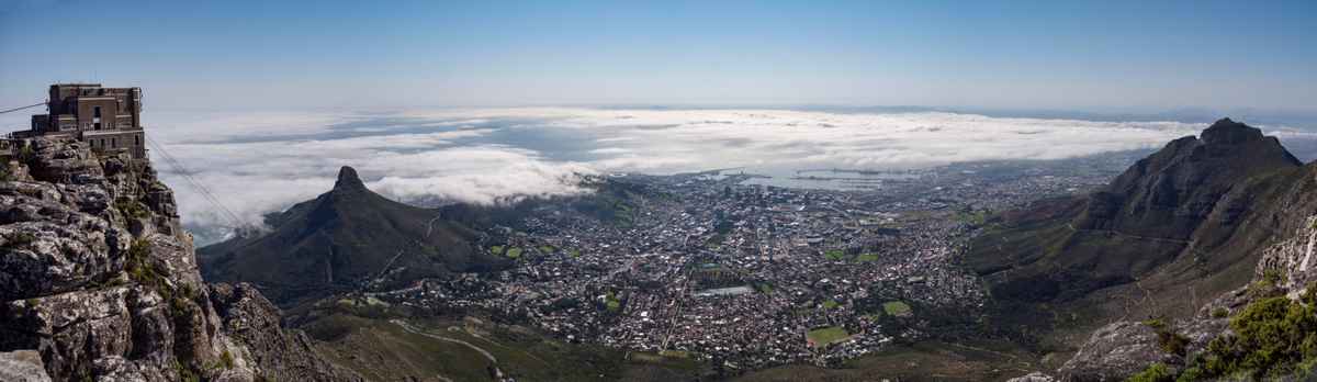 Blick auf Kapstadt vom Tafelberg