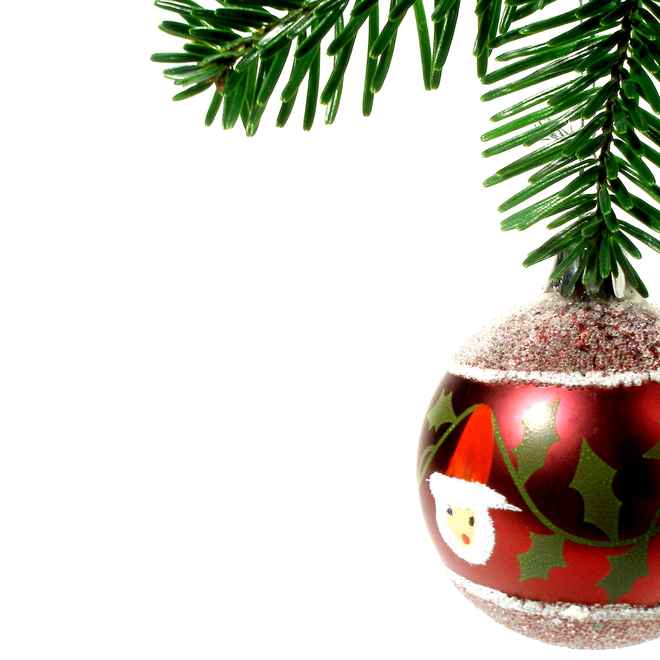 Weihnachtskarte rot