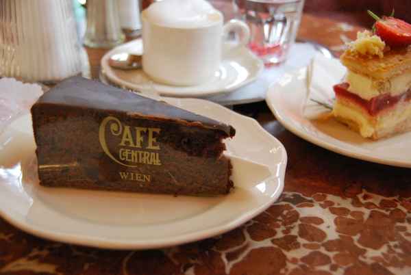 Sachertorte im Cafè Central