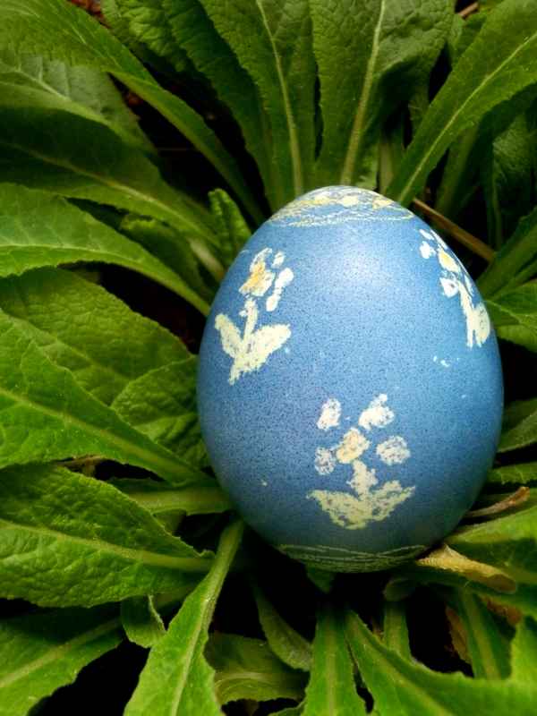 von Kinderhand bemalt