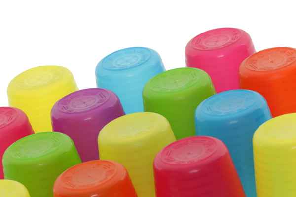 Bunte Becher
