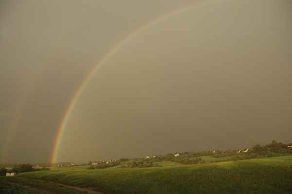 Regenbogen Paar