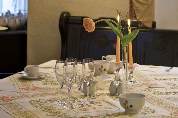 Die Gäste können kommen