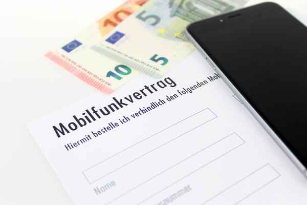 Handy auf Mobilfunkvertrag