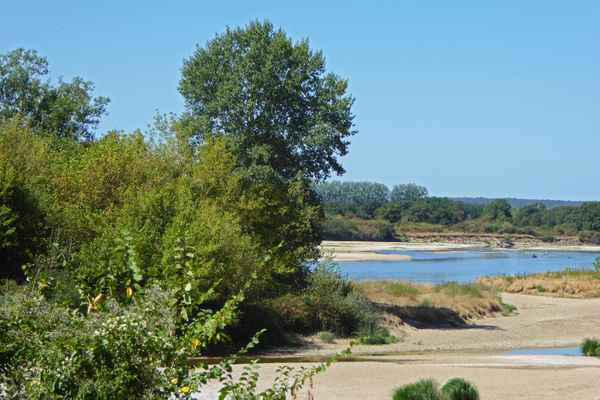 Wenig Wasser in der Loire