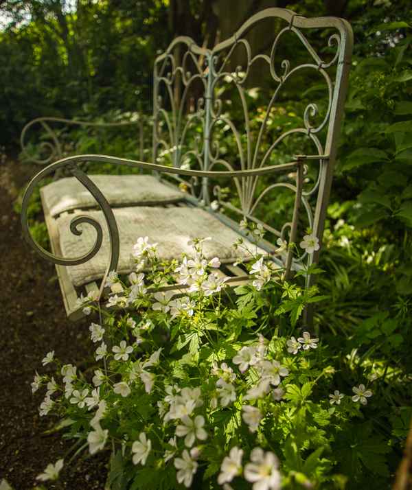 Garten-Romantik weiss-grün