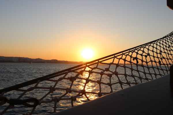 Sonne am Horizont