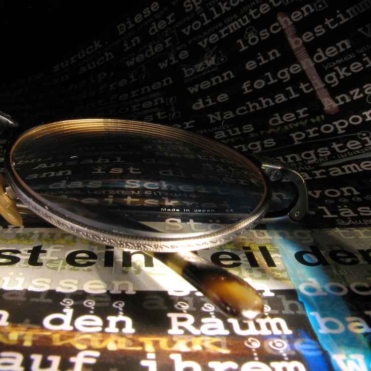 Die Brille am Journal