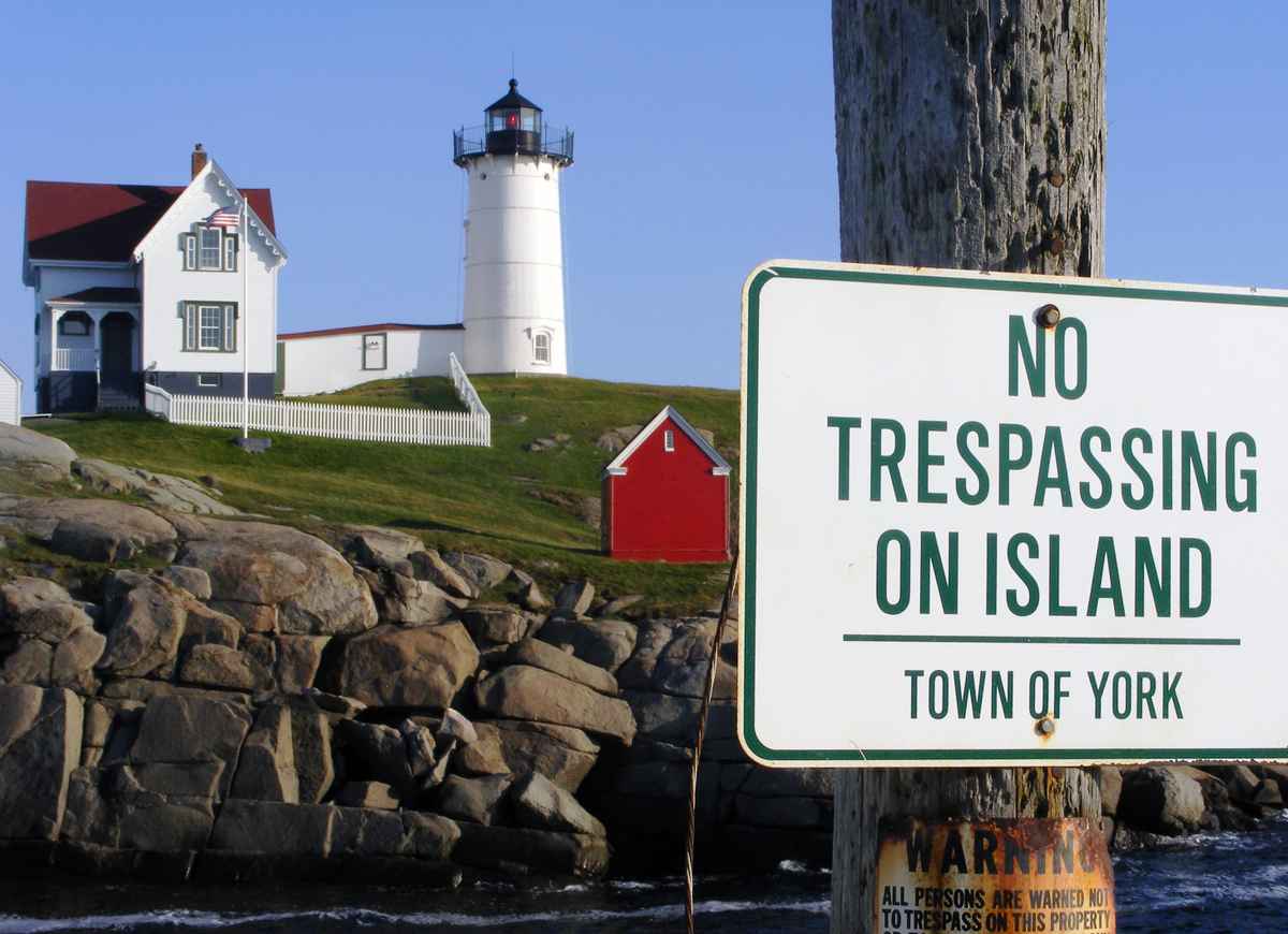 Nubble Lighthouse in Maine/USA