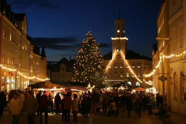 Auf dem Schneeberger Weihnachtsmarkt