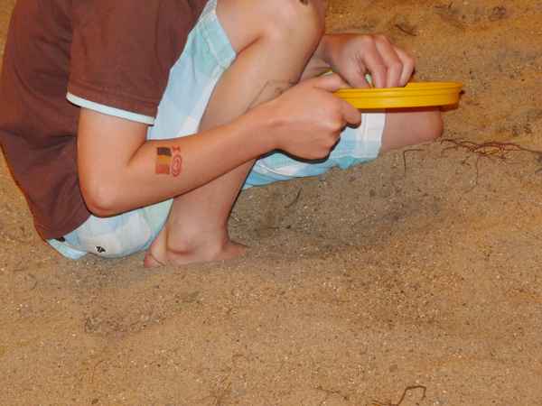Schatzsuche im Sand