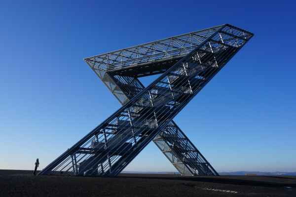 Polygon auf der Halde in Ensdorf (Saar)